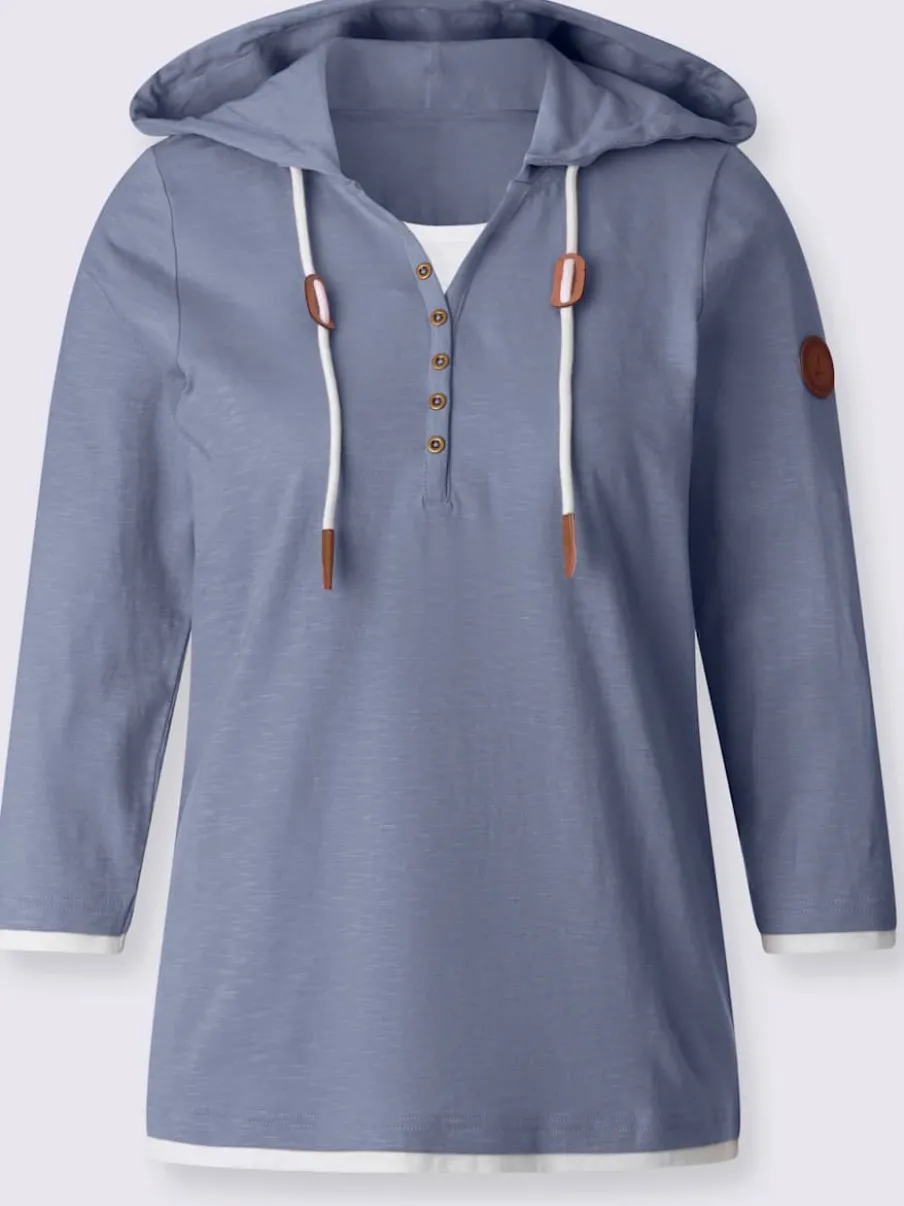 T-shirt 2 en 1 pur coton