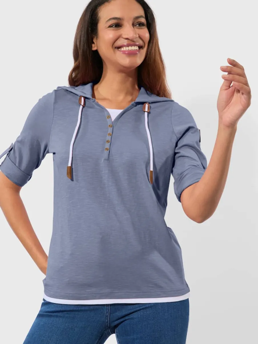 T-shirt 2 en 1 pur coton