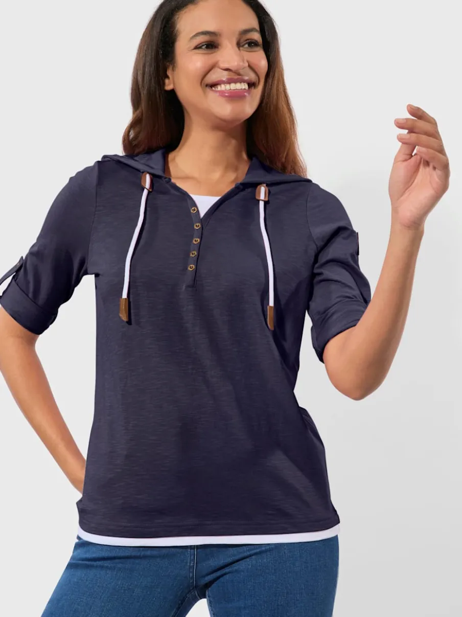 T-shirt 2 en 1 pur coton