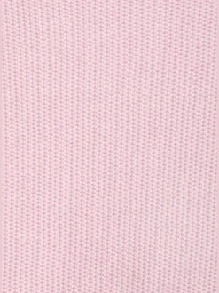 T-shirt en tricot fin à encolure en U avec manches 3/4 et petit revers
