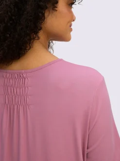 T-shirt en v