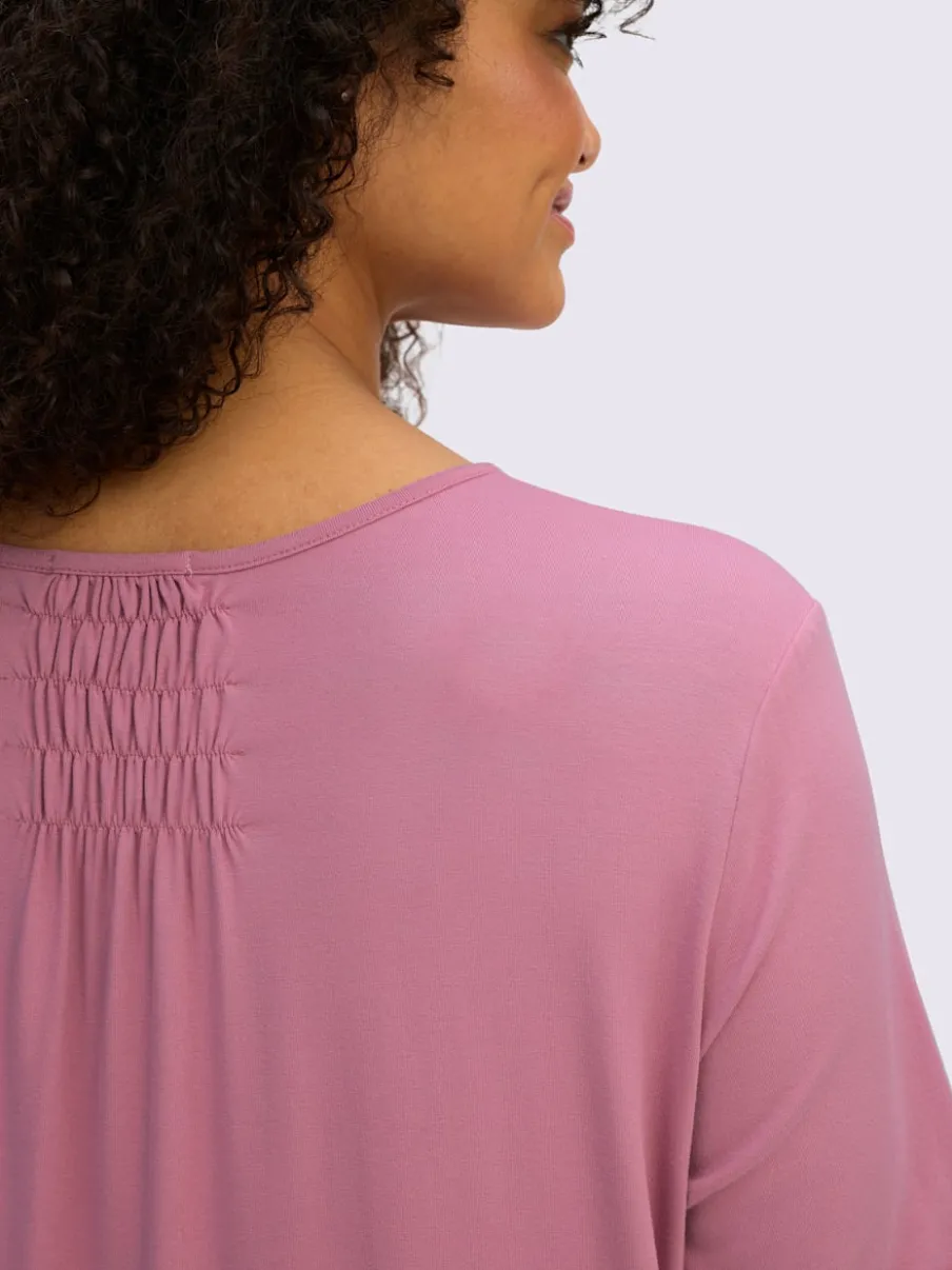 T-shirt en v
