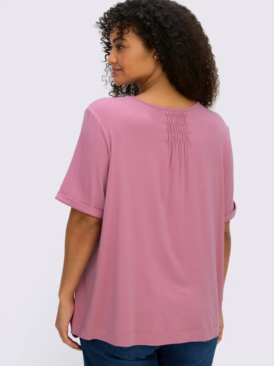 T-shirt en v
