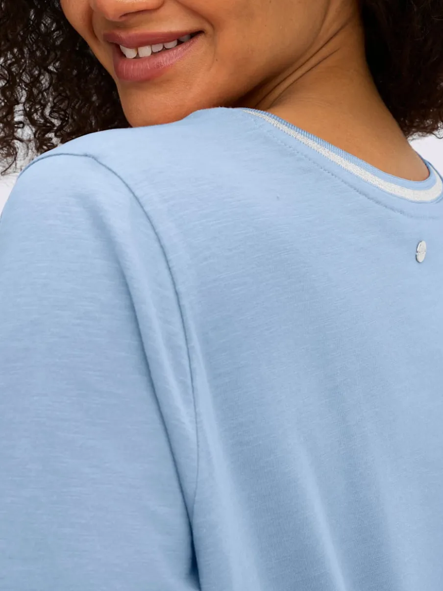 T-shirt en v