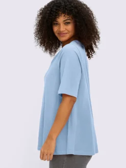 T-shirt en v