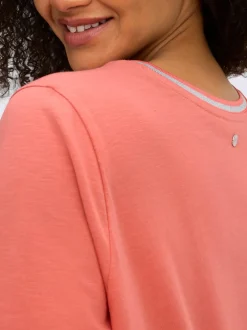 T-shirt en v