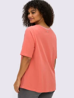 T-shirt en v