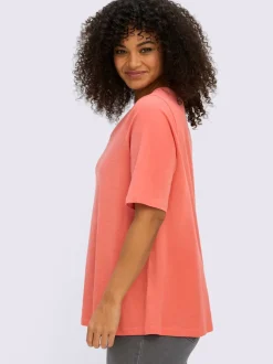 T-shirt en v
