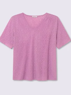 T-shirt en v