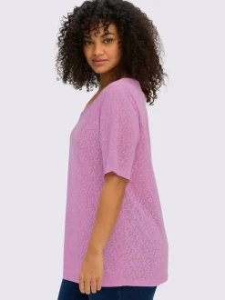 T-shirt en v