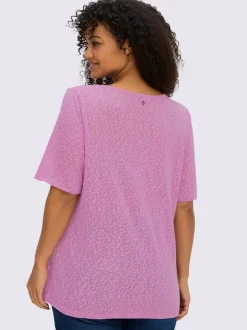 T-shirt en v