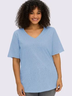 T-shirt en v