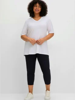 T-shirt en v