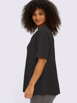 T-shirt en v