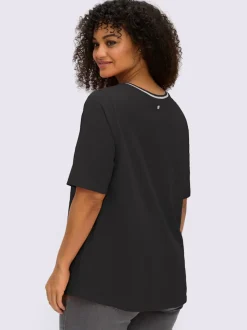 T-shirt en v