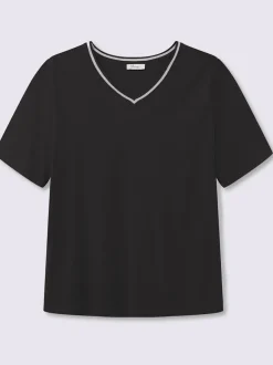 T-shirt en v