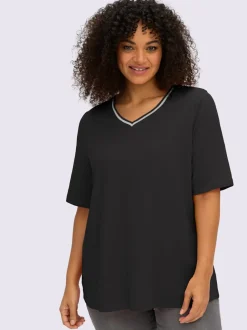 T-shirt en v
