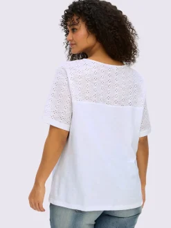 T-shirt en v