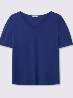 T-shirt en v encolure en v affinante