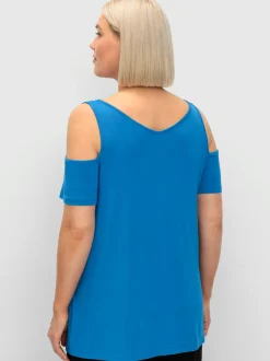T-shirt en v encolure en v affinante