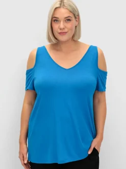 T-shirt en v encolure en v affinante