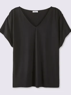 T-shirt en v encolure en v affinante