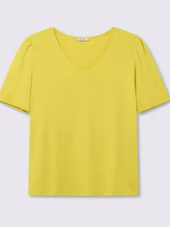 T-shirt en v encolure en v affinante