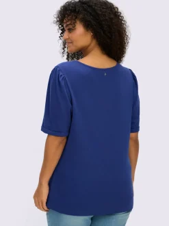 T-shirt en v encolure en v affinante