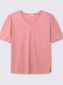 T-shirt en v encolure en v affinante