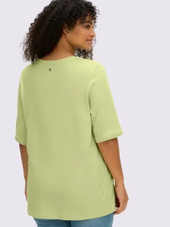T-shirt en v encolure en v affinante