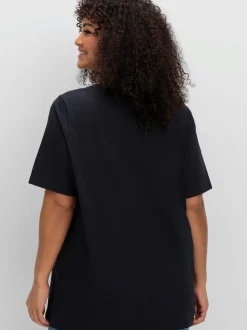 T-shirt en v encolure en v affinante