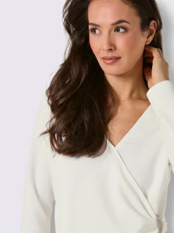 T-shirt en v modal (tencel)