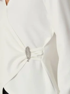 T-shirt en v modal (tencel)