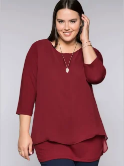 T-shirt forme fluide en pointe