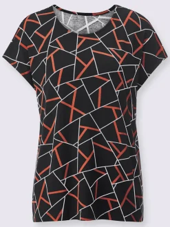 T-shirt graphique à manches courtes en viscose ECOVERO