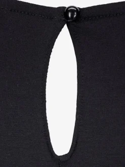 T-shirt large encolure ronde avec coupe longue au dos