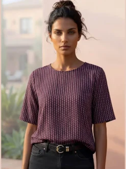 T-shirt lascana avec imprimé tendance