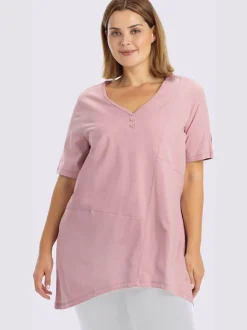 T-shirt long coupe longue affinante