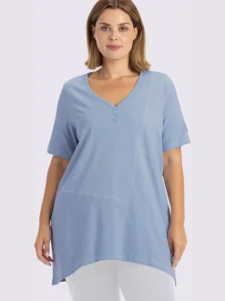 T-shirt long coupe longue affinante