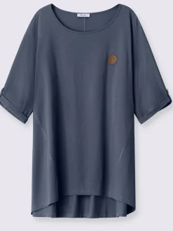 T-shirt long coupe évasée
