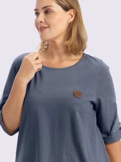 T-shirt long coupe évasée