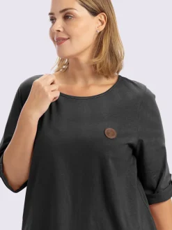 T-shirt long coupe évasée