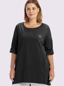 T-shirt long coupe évasée