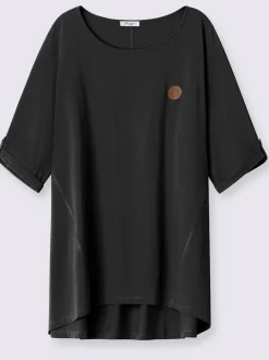 T-shirt long coupe évasée
