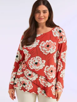 T-shirt long style superposé
