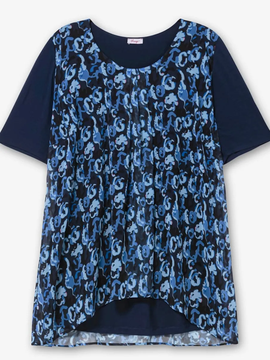 T-shirt look superposé féminin