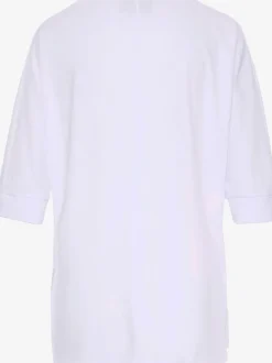 T-shirt à manches 3/4 avec logo et matière douce