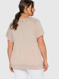 T-shirt manches chauve-souris affinantes