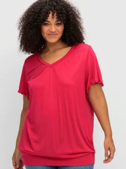 T-shirt manches chauve-souris affinantes