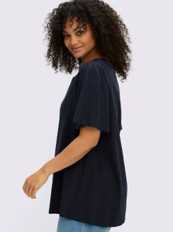 T-shirt manches chauve-souris affinantes